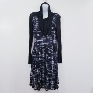 Pieces Kensie Tie Dye Hooded Cowl Dress